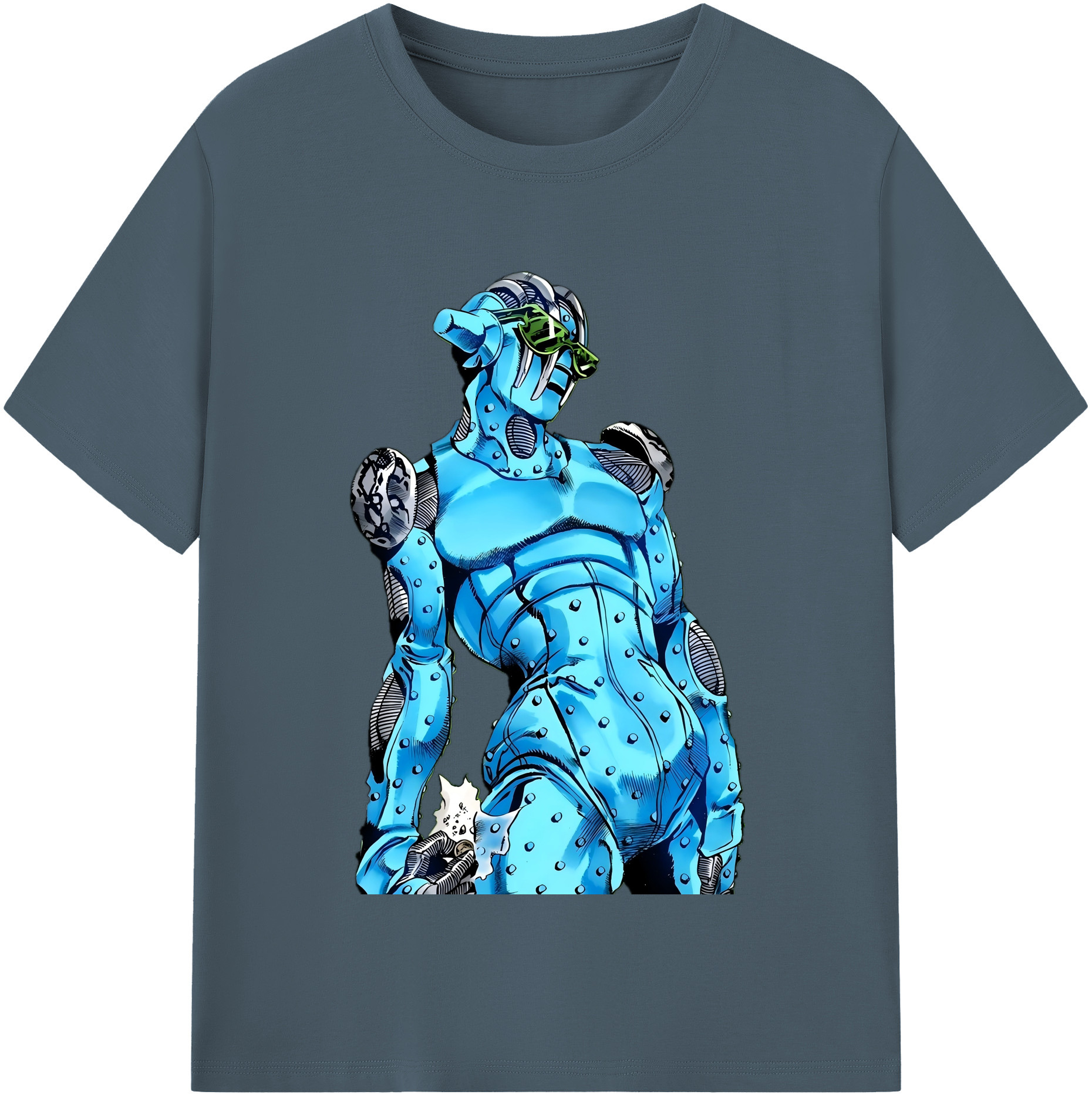 （画像用） ジョジョの奇妙な冒険 JoJo's Bizarre Adventure 綿100％半袖Tシャツ（フロントプリント）